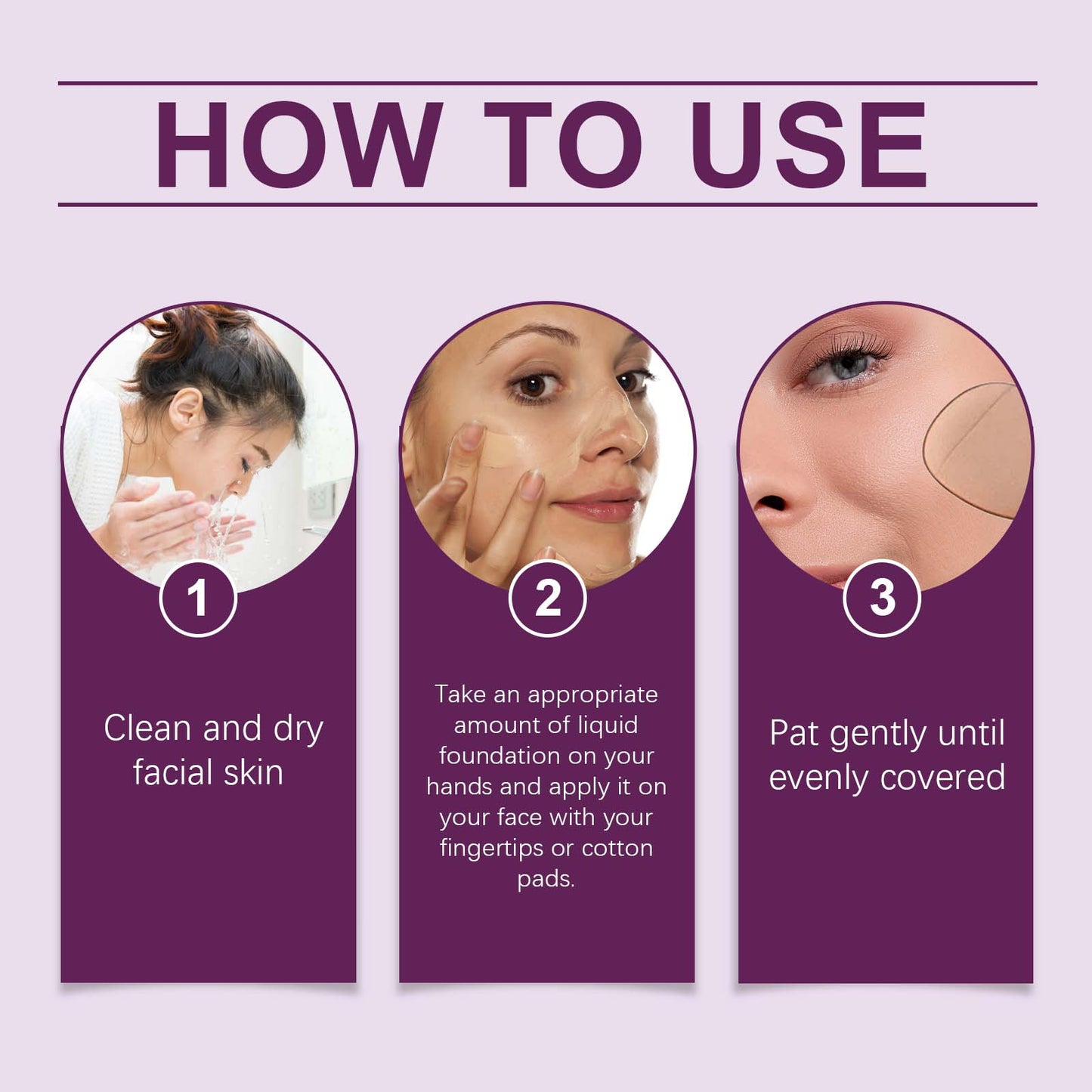 Concealer Liquid Foundation, Brightening Non-Stick Powder Refreshing Moisturizing Lightweight Moisturizing Liquid Foundation