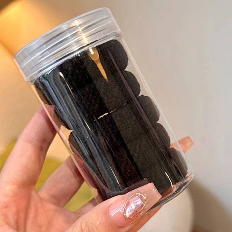 100 rubber bands canned headband macaron rubber band versatile rubber band hair tie rope